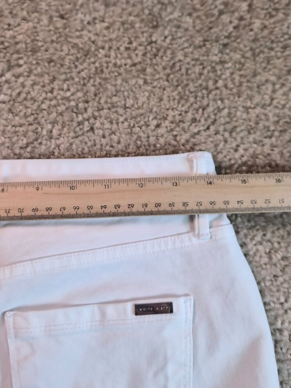 White House Black Market Women’s The Sculpt Skinny Ankle Jeans Size 2 White G044 - Picture 6 of 10